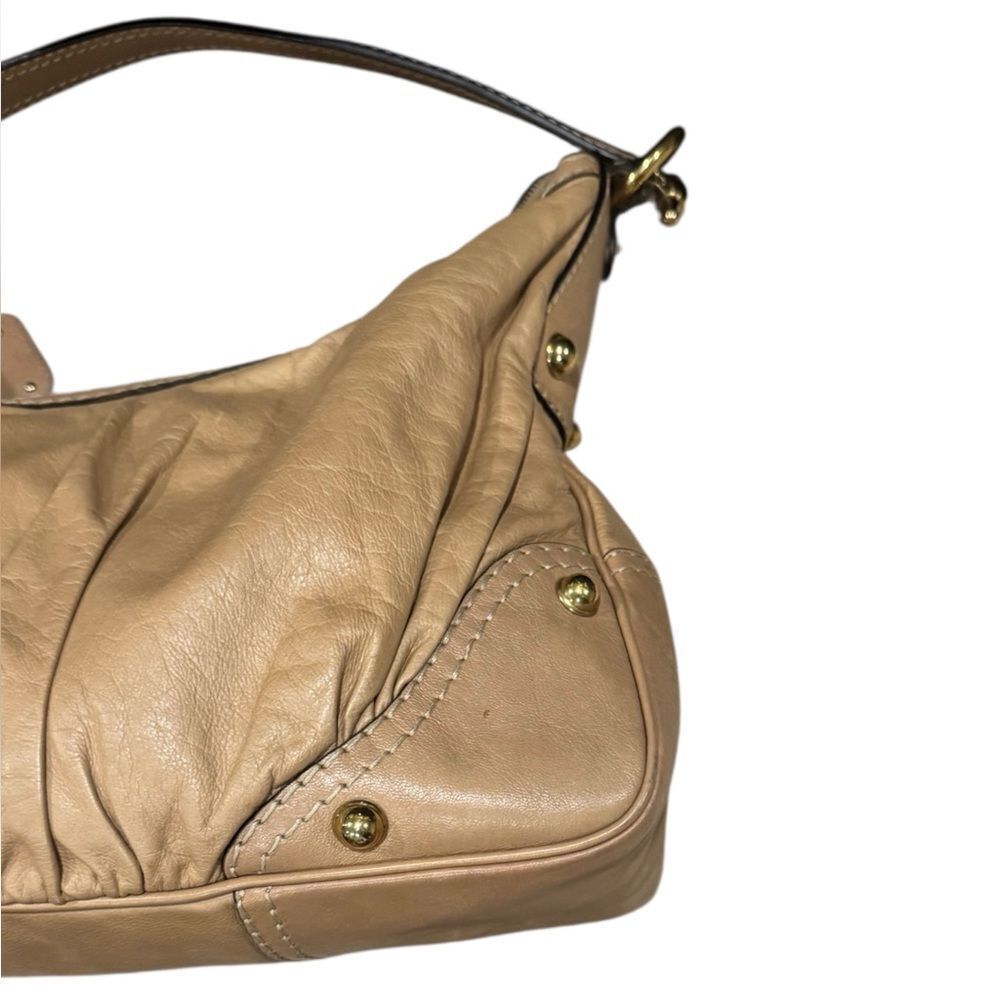 GUCCI Light Brown Jockey Hobo Shoulder Bag Auth - Picture 11 of 15